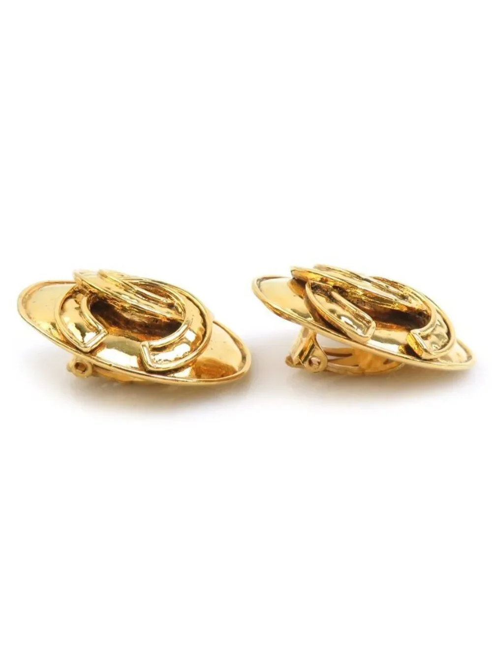 Chanel Earrings CC Logo